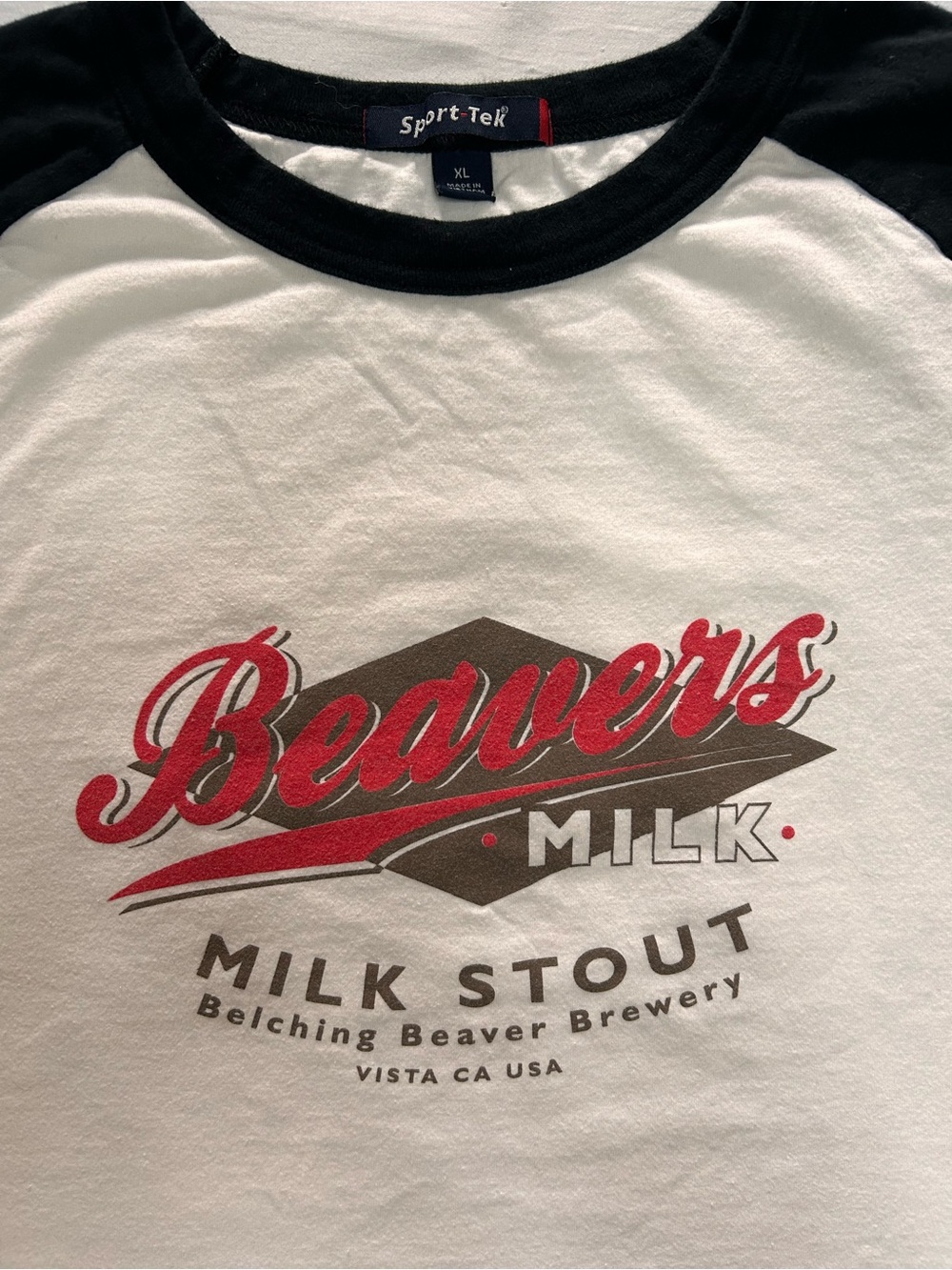 Craft Brewery Raglan Tee Bundle XL Fisher Beer Belching Beaver 3/4 Sleeve - Picture 9 of 14